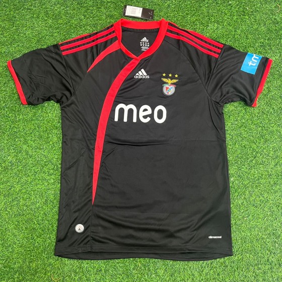 Angel di Maria #20 – Benfica 20092010 Away Black Retro Kit Jersey Trikot Maillot Soccer Shirt